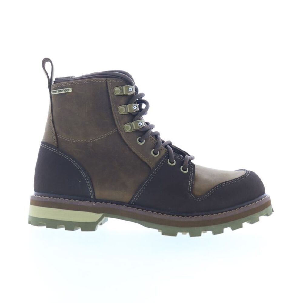 Original Muck Mens Leather Lineman Lace Up Brown Boots (NWT)